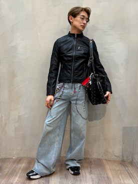 「Desigual（デシグアル）のアイテム」を使った、Desigual原宿 STAFFさん（メンズ・167cm）の春コーディネート