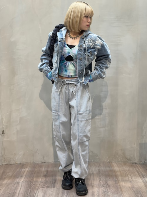 セール】ジョージア ライトデニム カーゴジョガーパンツ（デニムパンツ