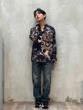 Desigual原宿 STAFFさん（メンズ・167cm）の秋コーディネート