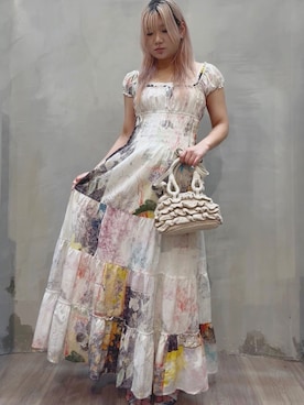「Desigual（デシグアル）のアイテム（バッグ、ベージュ系）」を使った、Desigual原宿 STAFFさん（メンズ・167cm）の夏コーディネート