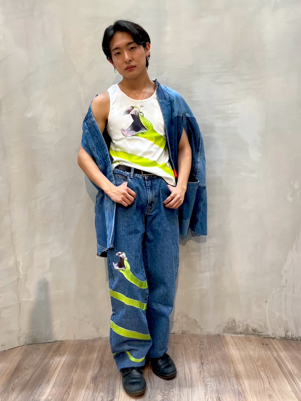 Desigual（デシグアル）の「PATCH HERITAGE デニムポンチョ（ポンチョ