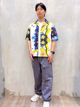 Desigual原宿 STAFFさん(メンズ・180cm)の夏コーディネート