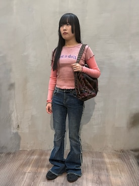 Desigual原宿 STAFFさん(レディース・159cm)の冬コーディネート