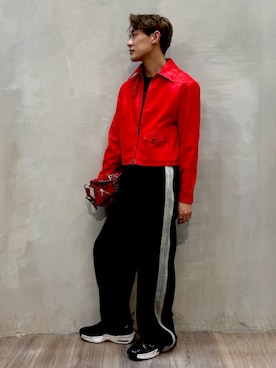 「Desigual（デシグアル）のアイテム」を使った、Desigual原宿 STAFFさん（メンズ・167cm）の春コーディネート