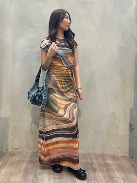 Desigual原宿 STAFFさん（レディース・160cm）の夏コーディネート