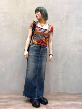 Desigual原宿 STAFFさん(レディース・155cm)の春コーディネート