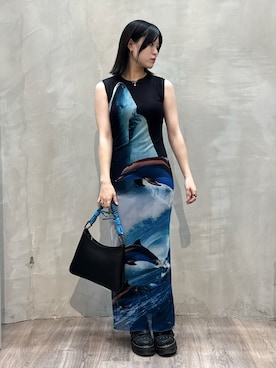 「結婚式」｜Desigual原宿 STAFFさん（レディース・156cm）の秋コーディネート