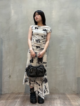 Desigual原宿 STAFFさん（レディース・156cm）の夏コーディネート