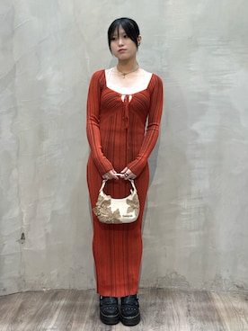 「結婚式」｜Desigual原宿 STAFFさん（レディース・156cm）の夏コーディネート