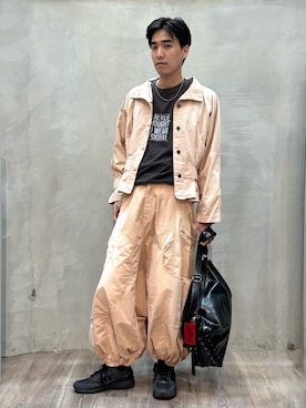 Desigual原宿 STAFFさん（メンズ・176cm）の夏コーディネート