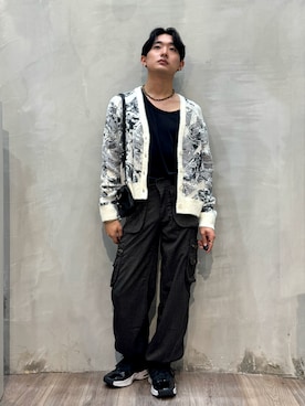 「Desigual（デシグアル）のアイテム（トップス）」を使った、Desigual原宿 STAFFさん（メンズ・167cm）の秋コーディネート