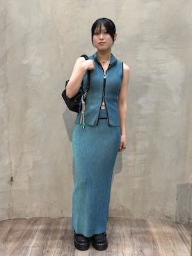 Desigual原宿 STAFFさん（レディース・156cm）の夏コーディネート