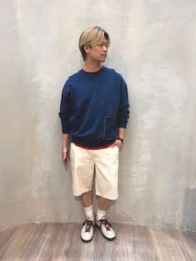 「Desigual（デシグアル）のアイテム」を使った、Desigual原宿 STAFFさん（メンズ・170cm）の夏コーディネート