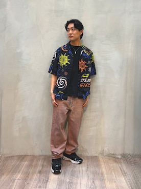 「Desigual（デシグアル）のアイテム」を使った、Desigual原宿 STAFFさん（レディース・163cm）の夏コーディネート