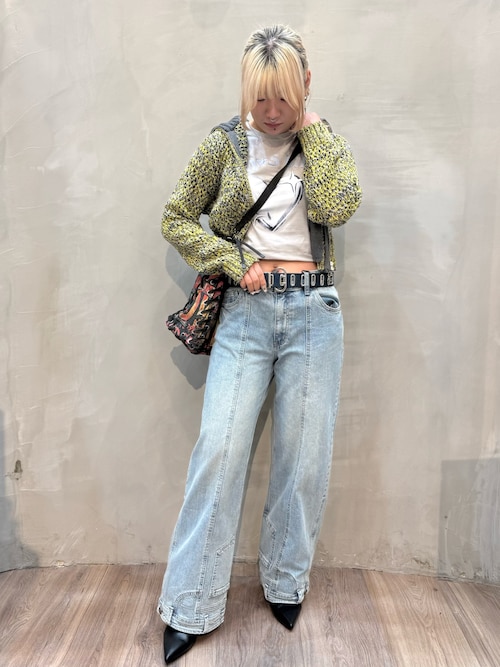 Desigual（デシグアル） ニット セーター ケーブルニットジップアップ