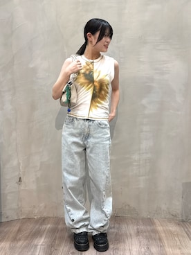 Desigual原宿 STAFFさん（レディース・156cm）の夏コーディネート
