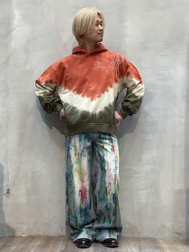 「Desigual（デシグアル）のアイテム」を使った、Desigual原宿 STAFFさん（メンズ・170cm）の春コーディネート