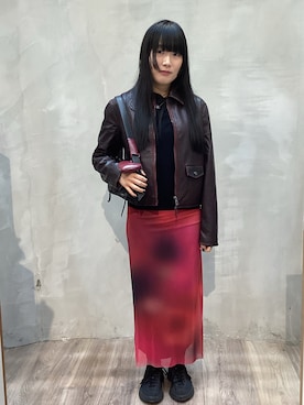 Desigual原宿 STAFFさん(レディース・159cm)の冬コーディネート