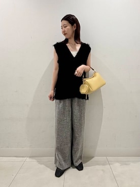 「大人カジュアルコーデ」｜「アイテム（パンプス）」を使った、kannaさん（レディース・154cm）の夏コーディネート