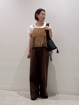 「アイテム（スリッポン）」を使った、kannaさん（レディース・155cm）の夏コーディネート