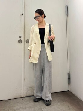 「キレイめカジュアルコーデ」｜kannaさん（レディース・154cm）の春コーディネート