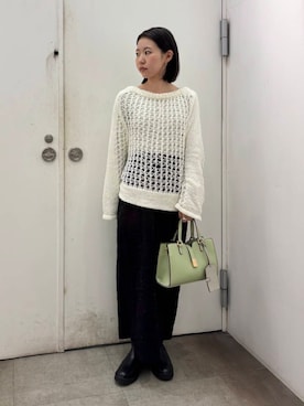 「新作」｜「アイテム（ブーツ）」を使った、kannaさん（レディース・154cm）の冬コーディネート