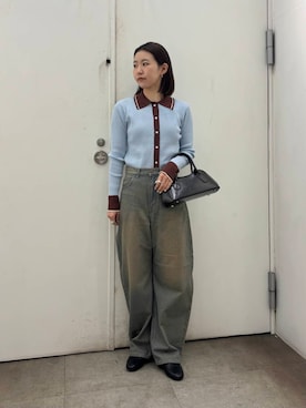 「キレイめカジュアルコーデ」｜kannaさん（レディース・154cm）の冬コーディネート