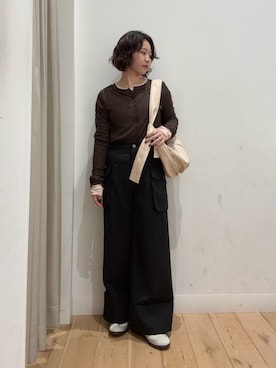 kannaさん（レディース・155cm）の冬コーディネート