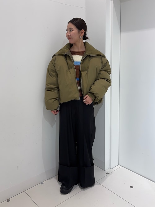 セール】『洗濯可』シャギーハイショクボーダーニット（ニット