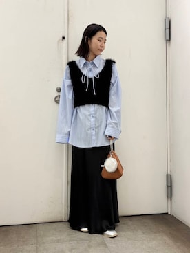 「キレイめカジュアルコーデ」｜kannaさん（レディース・154cm）の春コーディネート