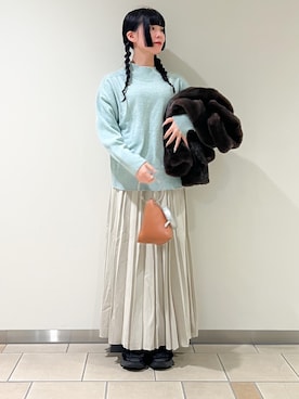 𖤐KIRA𖤐 さん（レディース・158cm）の冬コーディネート