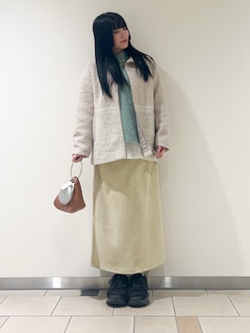 𖤐KIRA𖤐 さん（レディース・158cm）の冬コーディネート