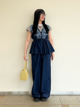 𖤐KIRA𖤐 さん(レディース・158cm)の夏コーディネート