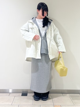 「ITEMS URBANRESEARCH（アイテムズ アーバンリサーチ）のアイテム」を使った、𖤐KIRA𖤐 さん（レディース・158cm）の春コーディネート