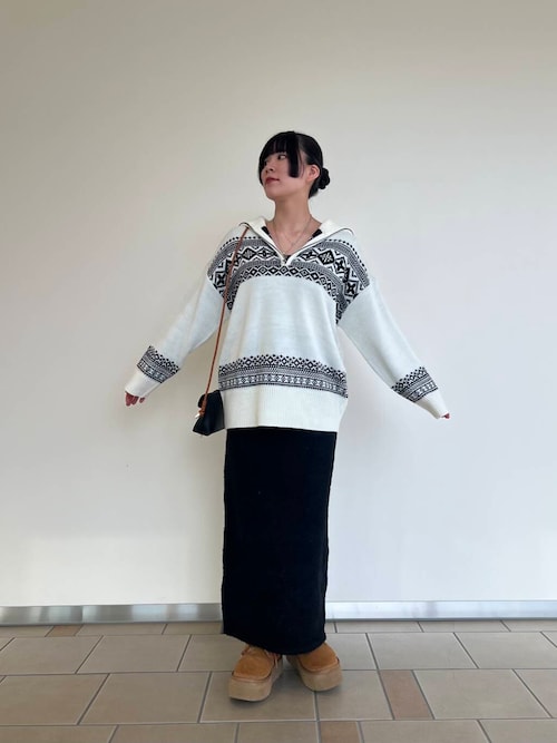 セール】ハーフジップニット（ニット/セーター）｜ITEMS URBANRESEARCH