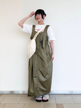 「KBF（ケイビーエフ）のアイテム」を使った、𖤐KIRA𖤐 さん（レディース・158cm）の夏コーディネート