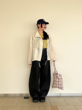 「ITEMS URBANRESEARCH（アイテムズ アーバンリサーチ）のアイテム」を使った、𖤐KIRA𖤐 さん（レディース・158cm）の春コーディネート