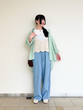 𖤐KIRA𖤐 さん（レディース・158cm）の春コーディネート
