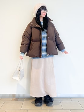 𖤐KIRA𖤐 さん（レディース・158cm）の冬コーディネート