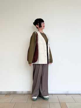 「RODE SKO（ロデスコ）のアイテム」を使った、𖤐KIRA𖤐 さん（レディース・158cm）の春コーディネート