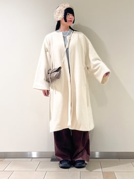 「アイテム（ヘアバンド）」を使った、𖤐KIRA𖤐 さん（レディース・158cm）の秋コーディネート