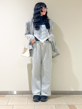 「URBAN RESEARCH Sonny Label（アーバンリサーチサニーレーベル）のアイテム（パンツ）」を使った、𖤐KIRA𖤐 さん（レディース・158cm）の冬コーディネート