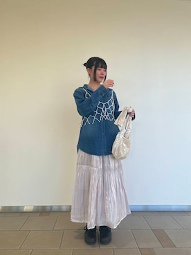 「アイテム（その他小物）」を使った、𖤐KIRA𖤐 さん（レディース・158cm）の秋コーディネート