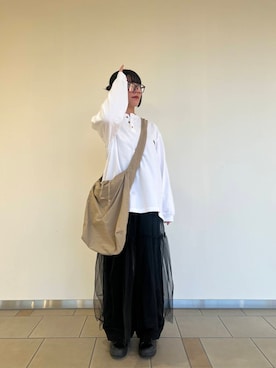 「キャミソールワンピース」｜𖤐KIRA𖤐 さん（レディース・158cm）の秋コーディネート