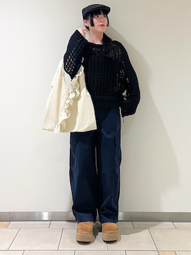 𖤐KIRA𖤐 さん（レディース・158cm）の春コーディネート