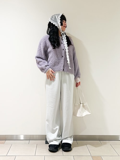 アーバンリサーチ フェザー ニット カーデ 春 ITEMS URBANRESEARCH（アイテムズ アーバンリサーチ） カーディガン