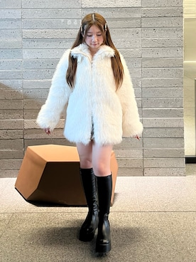 「アイテム（その他アウター）」を使った、ねねさん（レディース・148cm・20代）の秋コーディネート