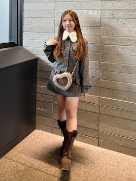 「one after another NICE CLAUP（ワンアフターアナザーナイスクラップ）のアイテム」を使った、ねねさん（レディース・148cm）の夏コーディネート