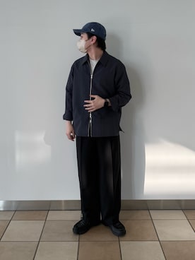 「GLOSTER（グロスター）のアイテム（トップス）」を使った、りきさん（メンズ・168cm）の春コーディネート