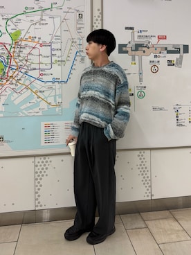 りきさん（メンズ・168cm）の秋コーディネート